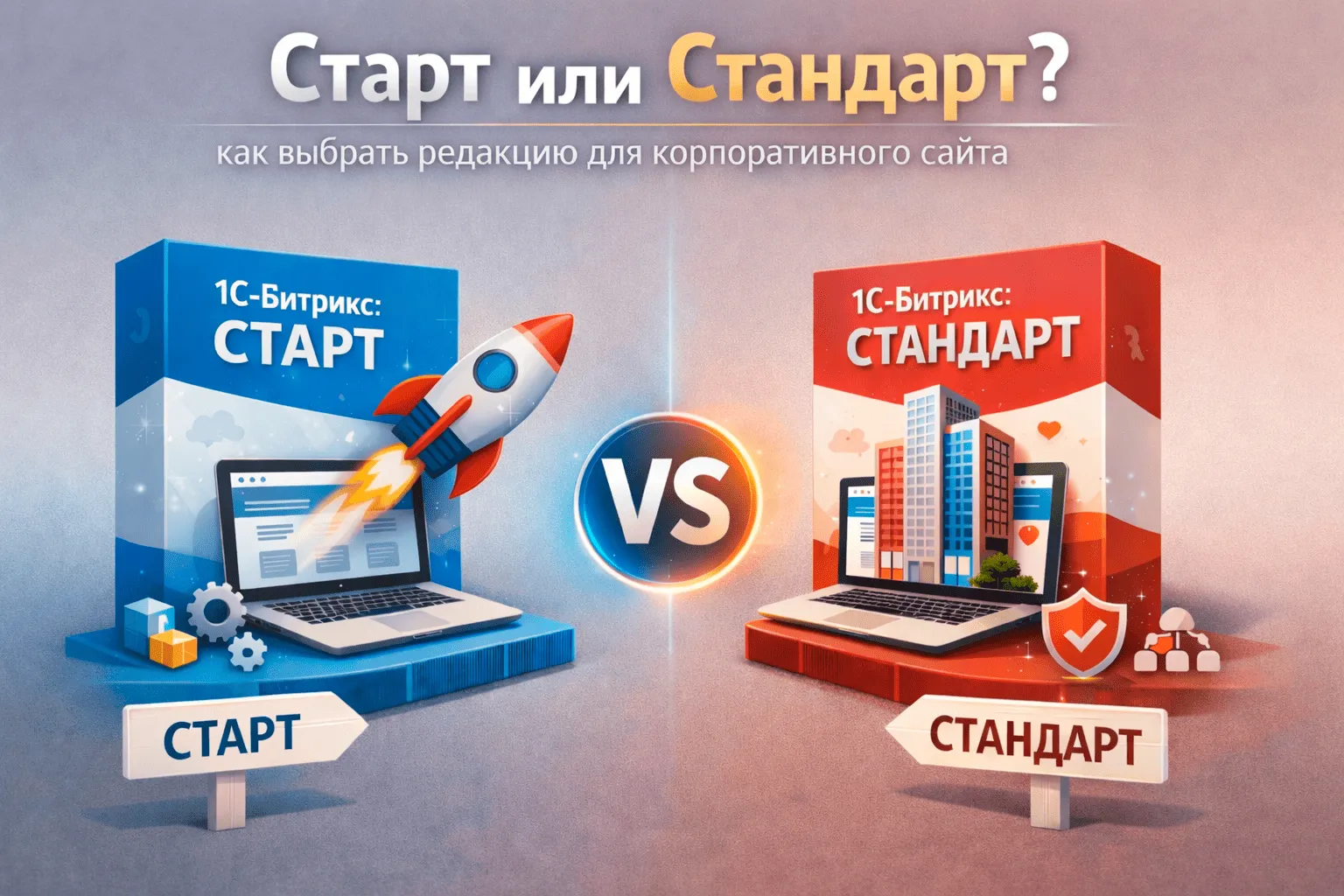 Старт или Стандарт: как выбрать редакцию для корпоративного сайта в Хабаровске